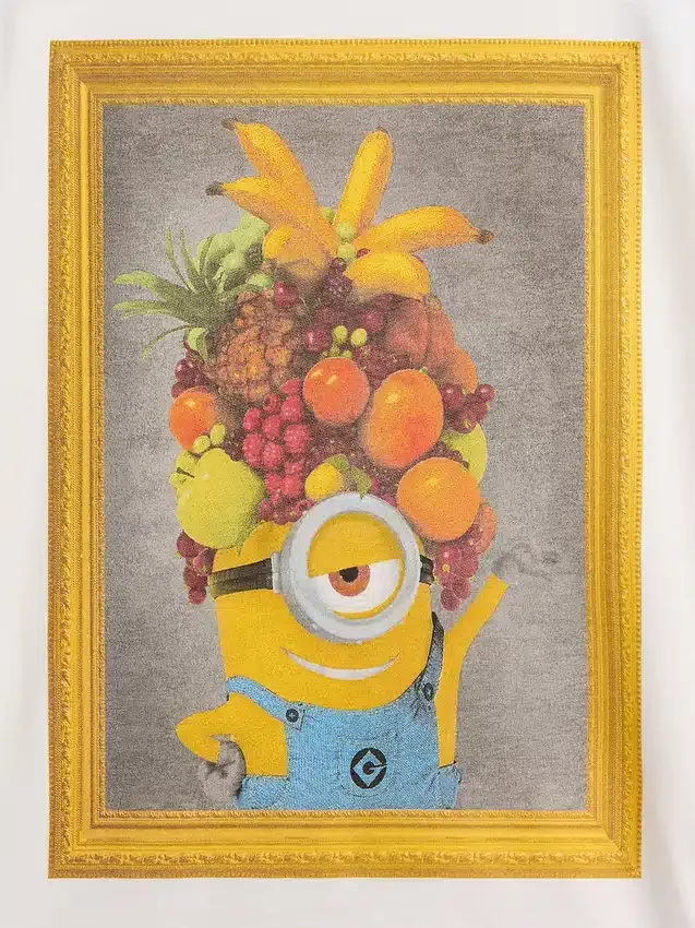 Çocuk Minions Oversized Tunik Tişört