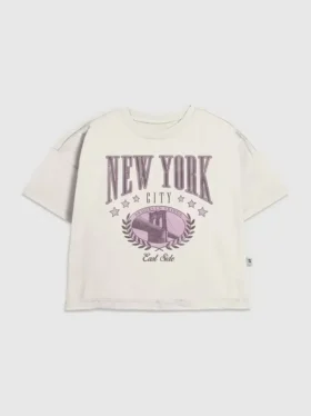Çocuk New York College Grafik Tişört