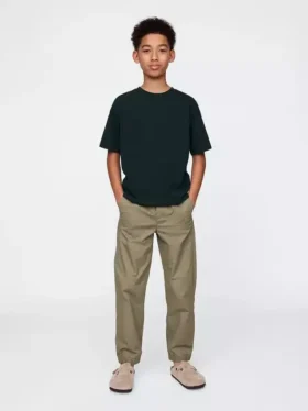 Çocuk Üniforma Geniş Kesim Jogger Pantolon