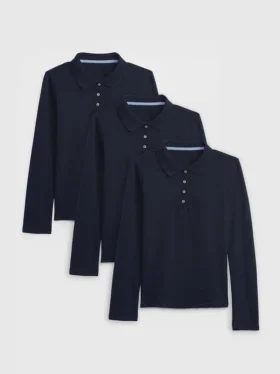 Çocuk Üniforma Polo Gömlek (3'lü Paket)