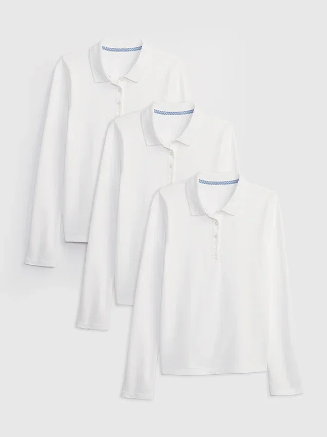 Çocuk Üniforma Polo Gömlek (3'lü Paket)