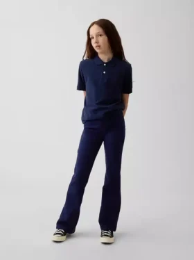 Çocuk Üniforma Ponte Geniş Paça Pantolon