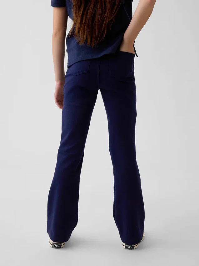Çocuk Üniforma Ponte Geniş Paça Pantolon