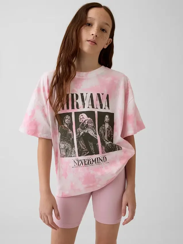 Çocuk Nirvana Oversized Tişört