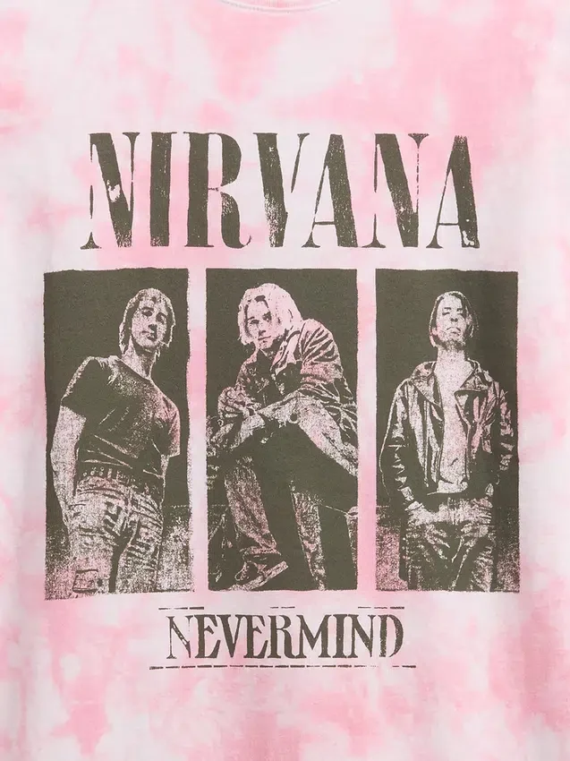Çocuk Nirvana Oversized Tişört