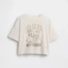 Çocuk Oversized Grafik Logolu Tişört