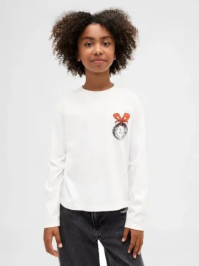 Çocuk Oversized Grafik Tişört