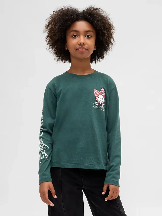 Çocuk Oversized Grafik Tişört
