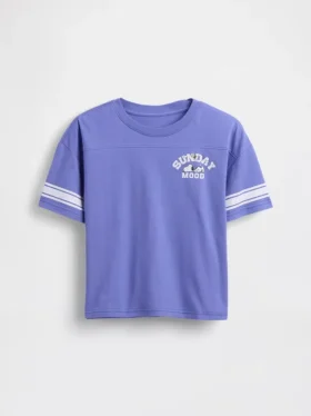 Çocuk Oversized Grafik Tişört