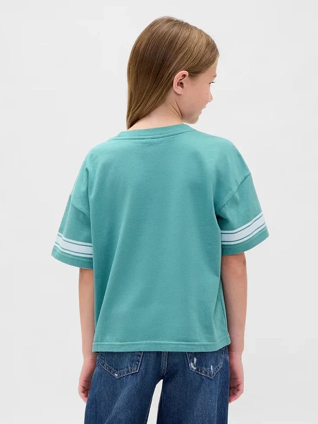 Çocuk Oversized Grafik Tişört