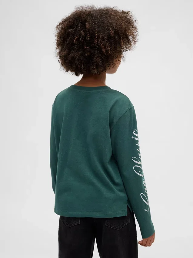 Çocuk Oversized Grafik Tişört