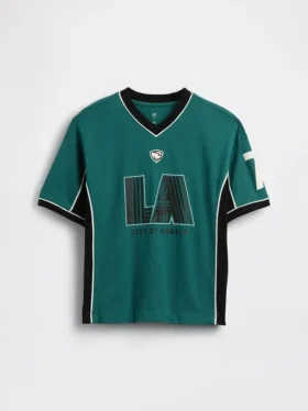 Çocuk Oversized Jersey Tişört