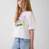 Çocuk Oversized Kutu Kesim Tişört