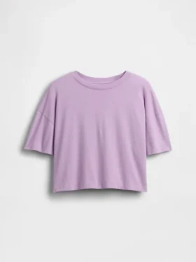 Çocuk Oversized Kutu Kesim Tişört