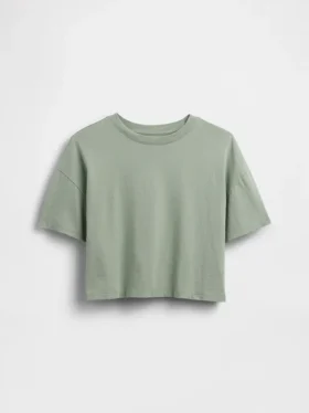 Çocuk Oversized Kutu Kesim Tişört