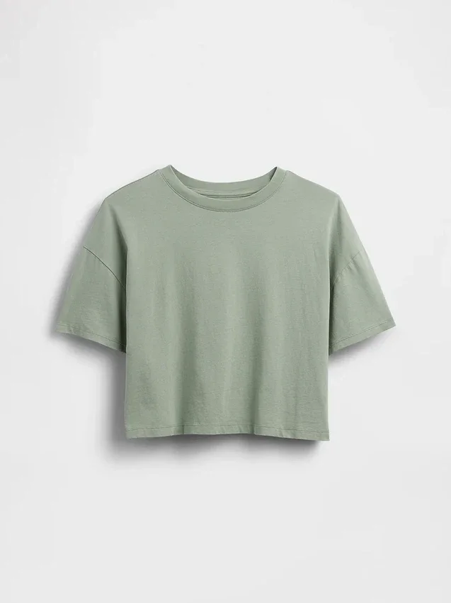 Çocuk Oversized Kutu Kesim Tişört