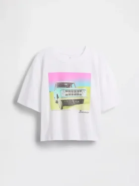 Çocuk Oversized Kutu Kesim Tişört