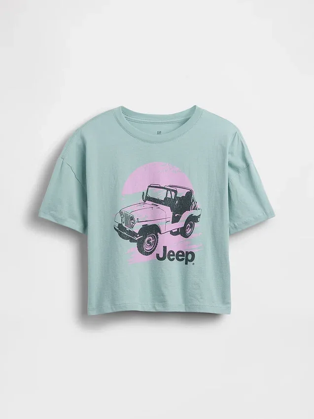 Çocuk Oversized Kutu Kesim Tişört