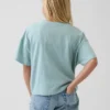 Çocuk Oversized Kutu Kesim Tişört