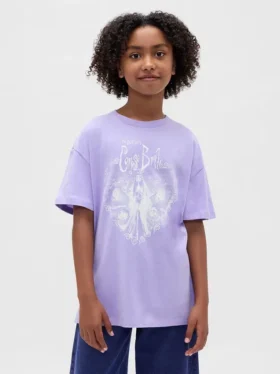 Çocuk Oversized Tunik Grafik Tişört
