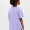 Çocuk Oversized Tunik Grafik Tişört