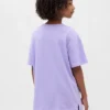 Çocuk Oversized Tunik Grafik Tişört