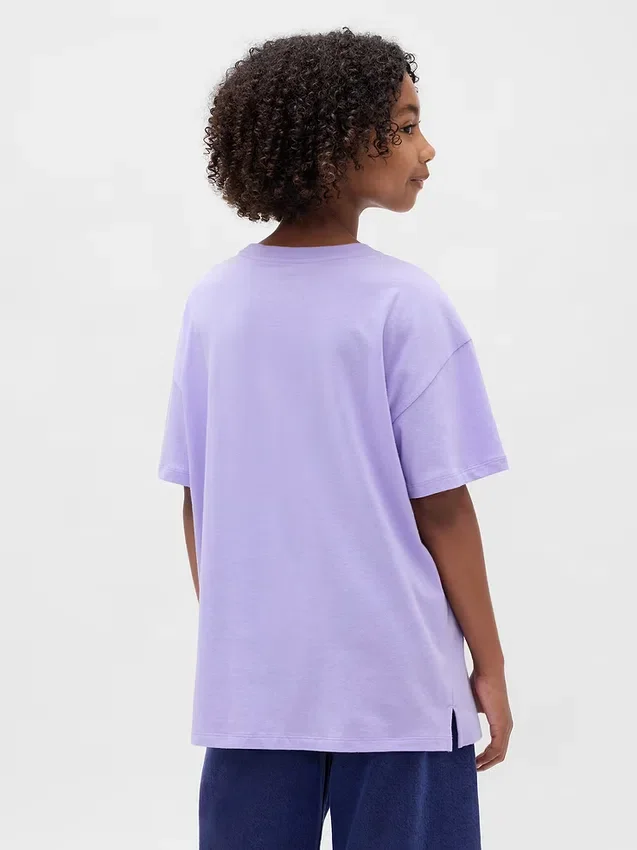 Çocuk Oversized Tunik Grafik Tişört