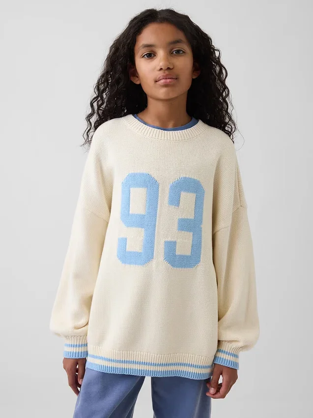 Çocuk Oversized Tunik Kazak