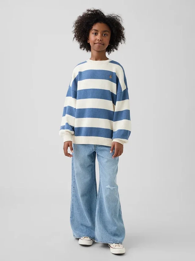 Çocuk Oversized Tunik Kazak