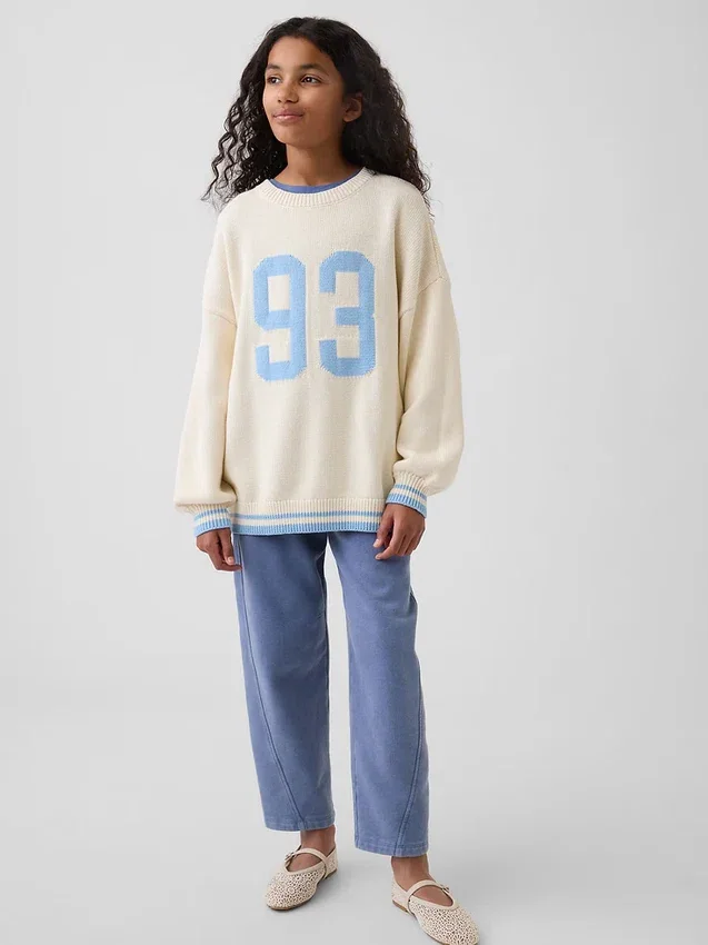 Çocuk Oversized Tunik Kazak