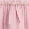 Çocuk Pamuklu Gazlı Kumaş Geniş Paça Pantolon