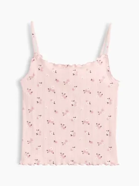 Çocuk Pointelle Rib Cami