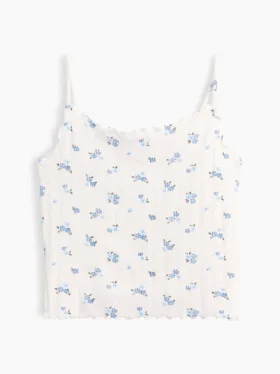 Çocuk Pointelle Rib Cami