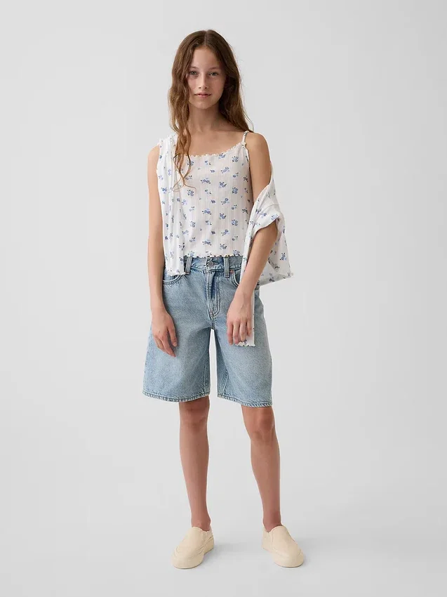 Çocuk Pointelle Rib Cami