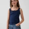 Çocuk Pointelle Tank Top