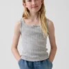 Çocuk Pointelle Tank Top