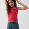 Çocuk Pointelle Tank Top