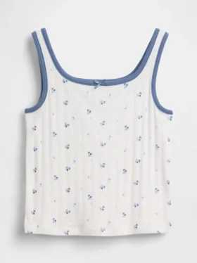 Çocuk Pointelle Tank Top
