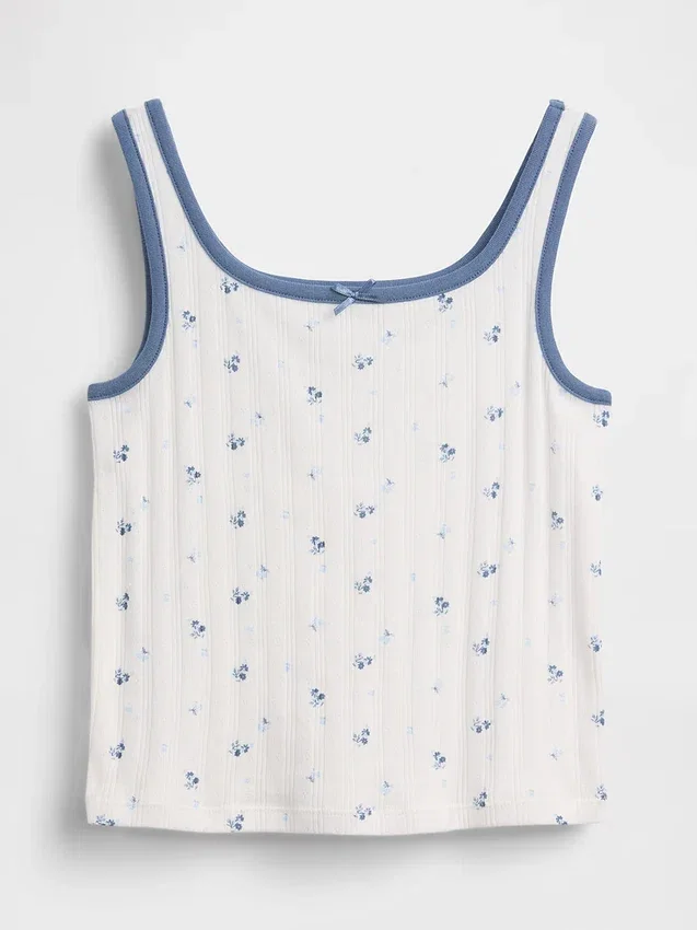 Çocuk Pointelle Tank Top