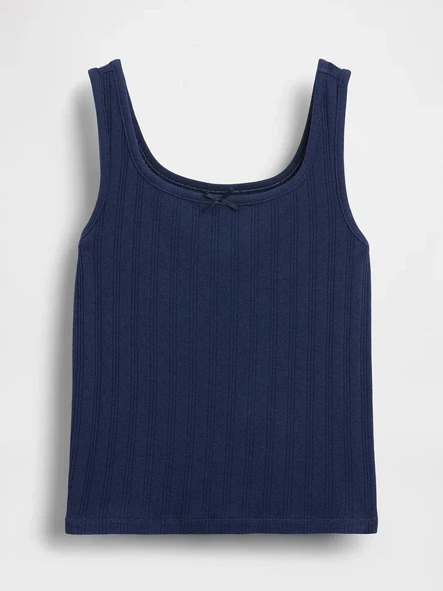 Çocuk Pointelle Tank Top
