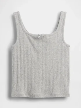 Çocuk Pointelle Tank Top
