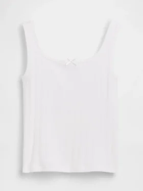 Çocuk Pointelle Tank Top