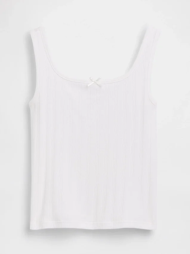 Çocuk Pointelle Tank Top