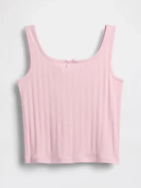 Çocuk Pointelle Tank Top
