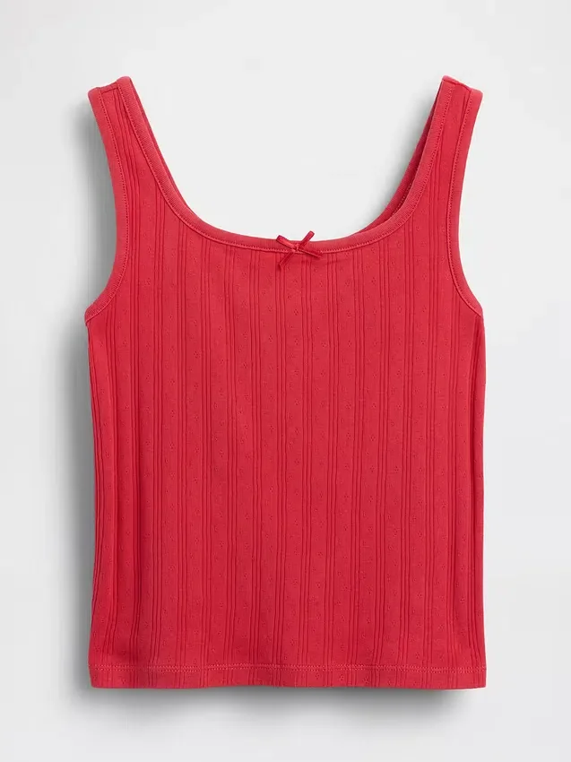 Çocuk Pointelle Tank Top