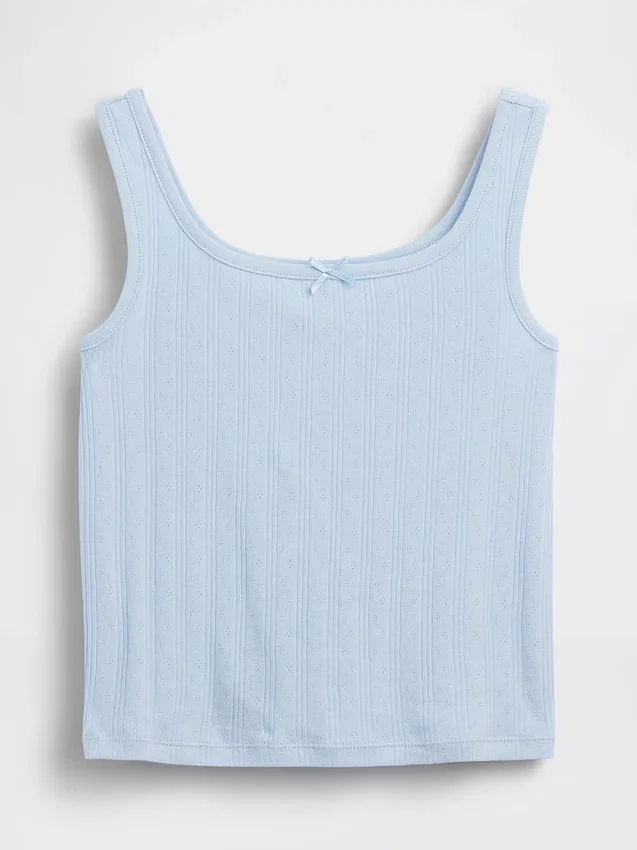 Çocuk Pointelle Tank Top