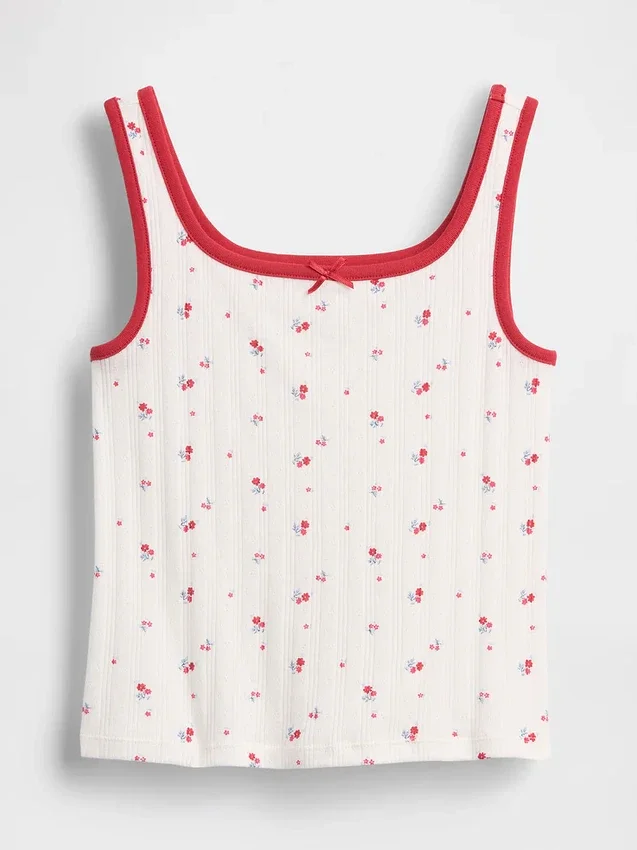 Çocuk Pointelle Tank Top