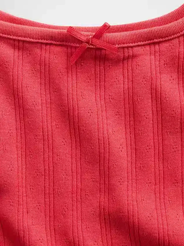 Çocuk Pointelle Tank Top