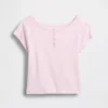 Çocuk Raglan Henley Tişört