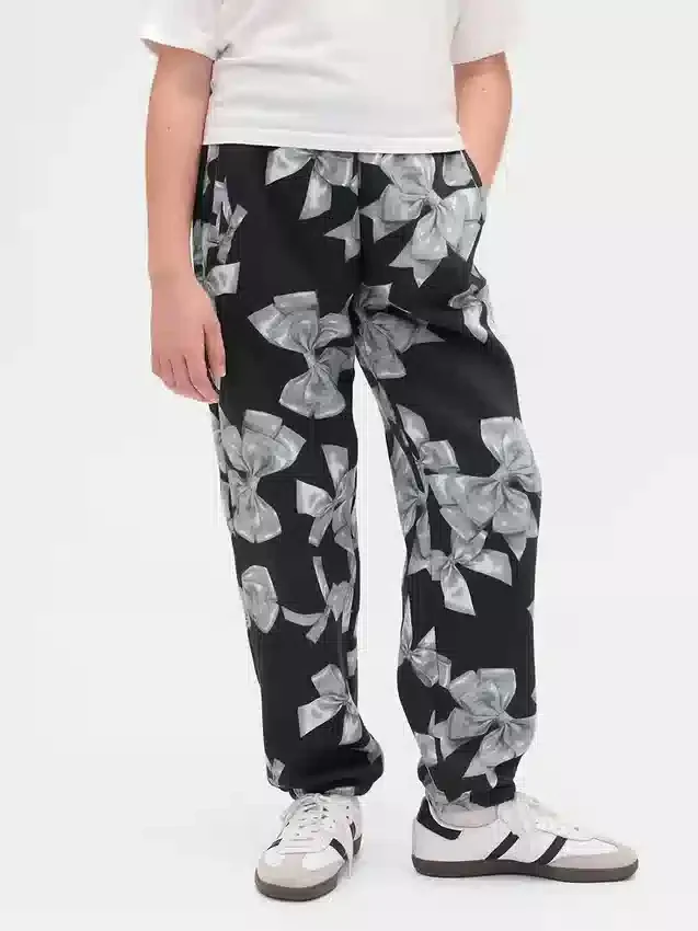 Çocuk Rahat Fiyonklu Jogger Pantolon